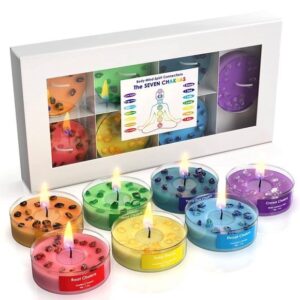 7 Chakra Herb Candle Set